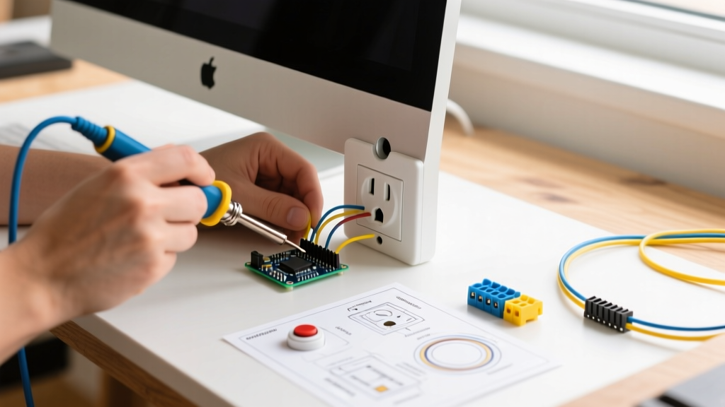How to Wire and Install a Pop-Up Desktop Electrical Outlet