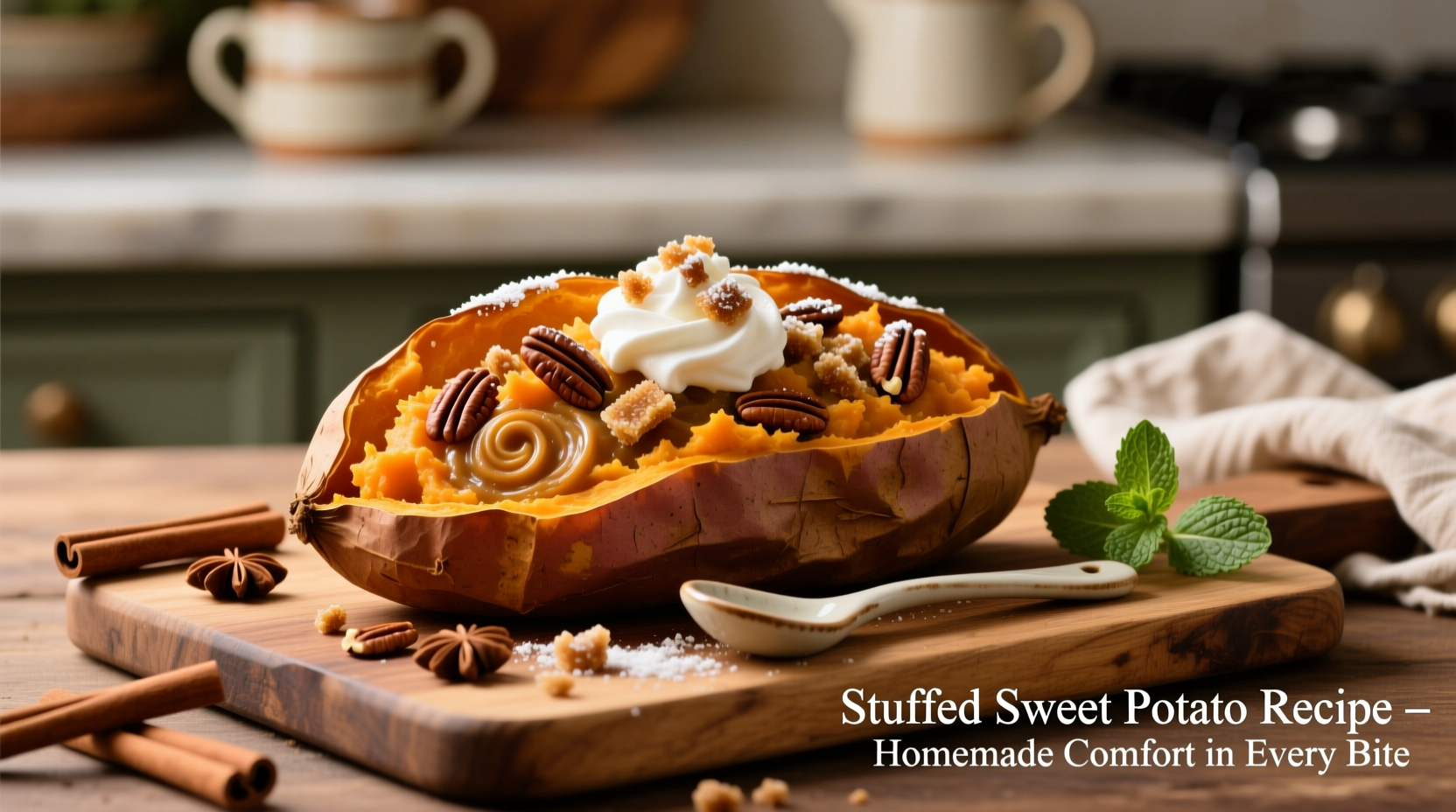 Perfect Stuffed Sweet Potato Recipe: Ready in 45 Minutes