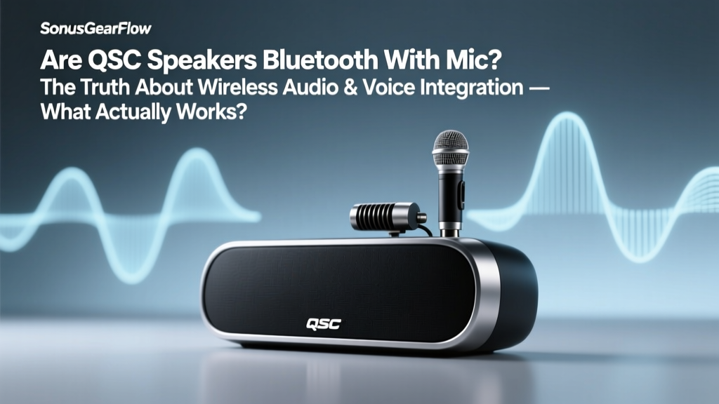 QSC Speakers Bluetooth With Mic? (2026)