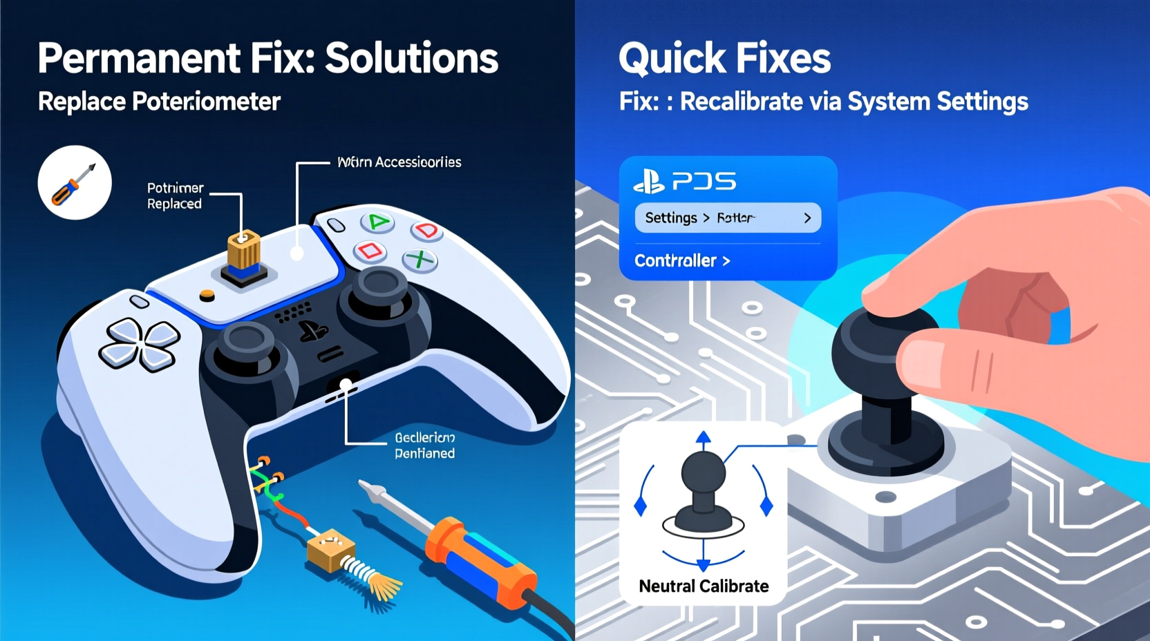 how to fix stick drift on ps5 controllers permanent solutions vs quick fixes