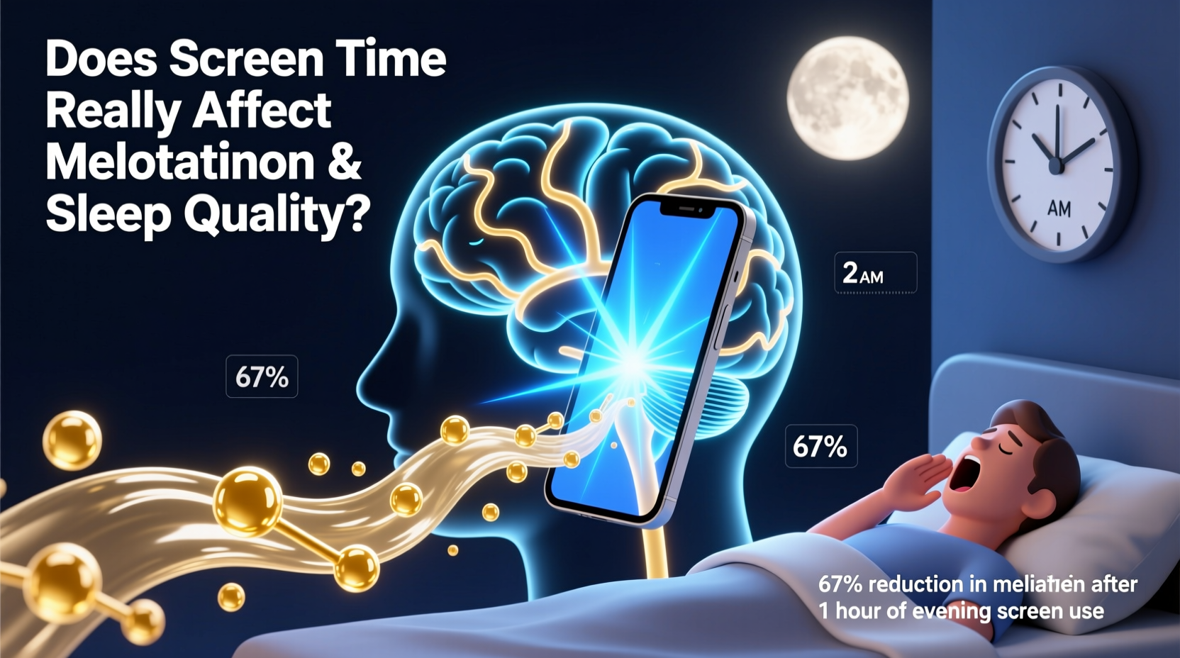 does screen time really affect melatonin and sleep quality proven tips