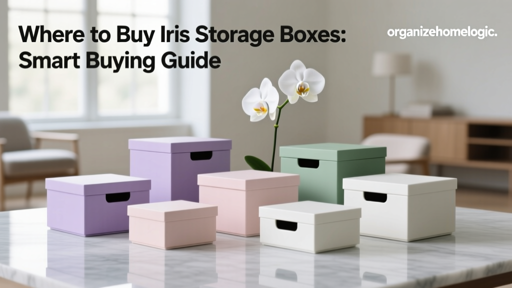 Where to Buy Iris Storage Boxes: Smart Buying Guide