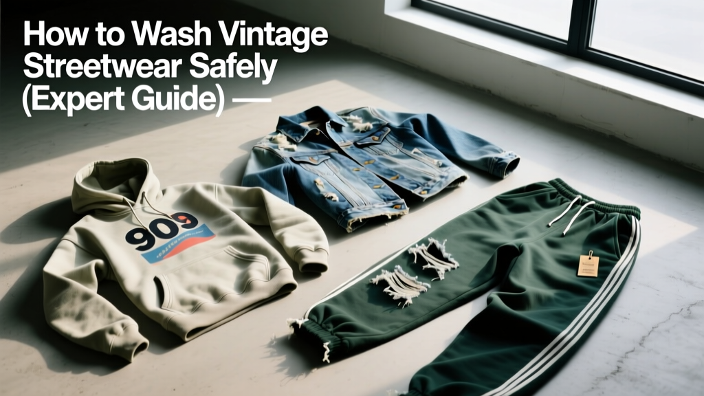 How to Wash Vintage Streetwear Safely (Expert Guide)