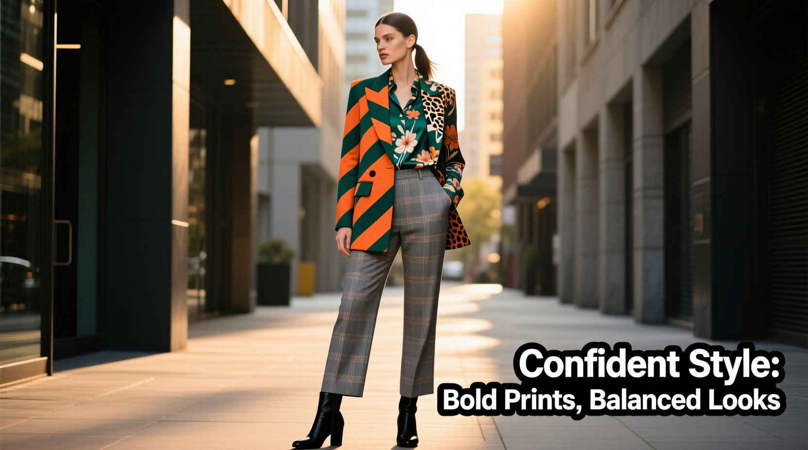 how to mix bold prints in outfits without looking like a walking rainbow