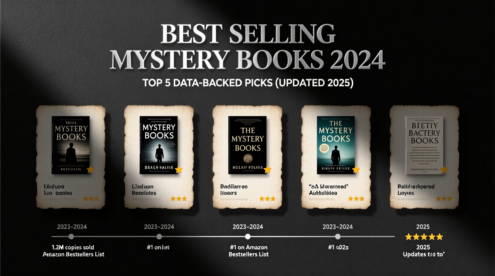 Best Selling Mystery Books 2024: Top 5 Data-Backed Picks (Updated 2025)