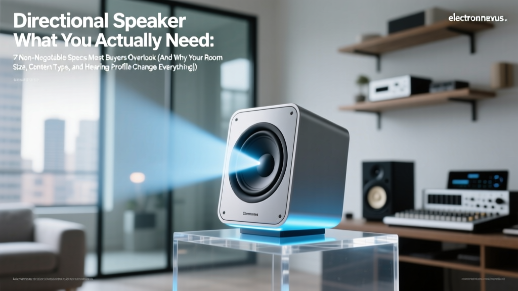 Directional Speaker What You Actually Need: 7 Non-Negotiable Specs Most Buyers Overlook (And Why Your Room Size, Content Type, and Hearing Profile Change Everything)