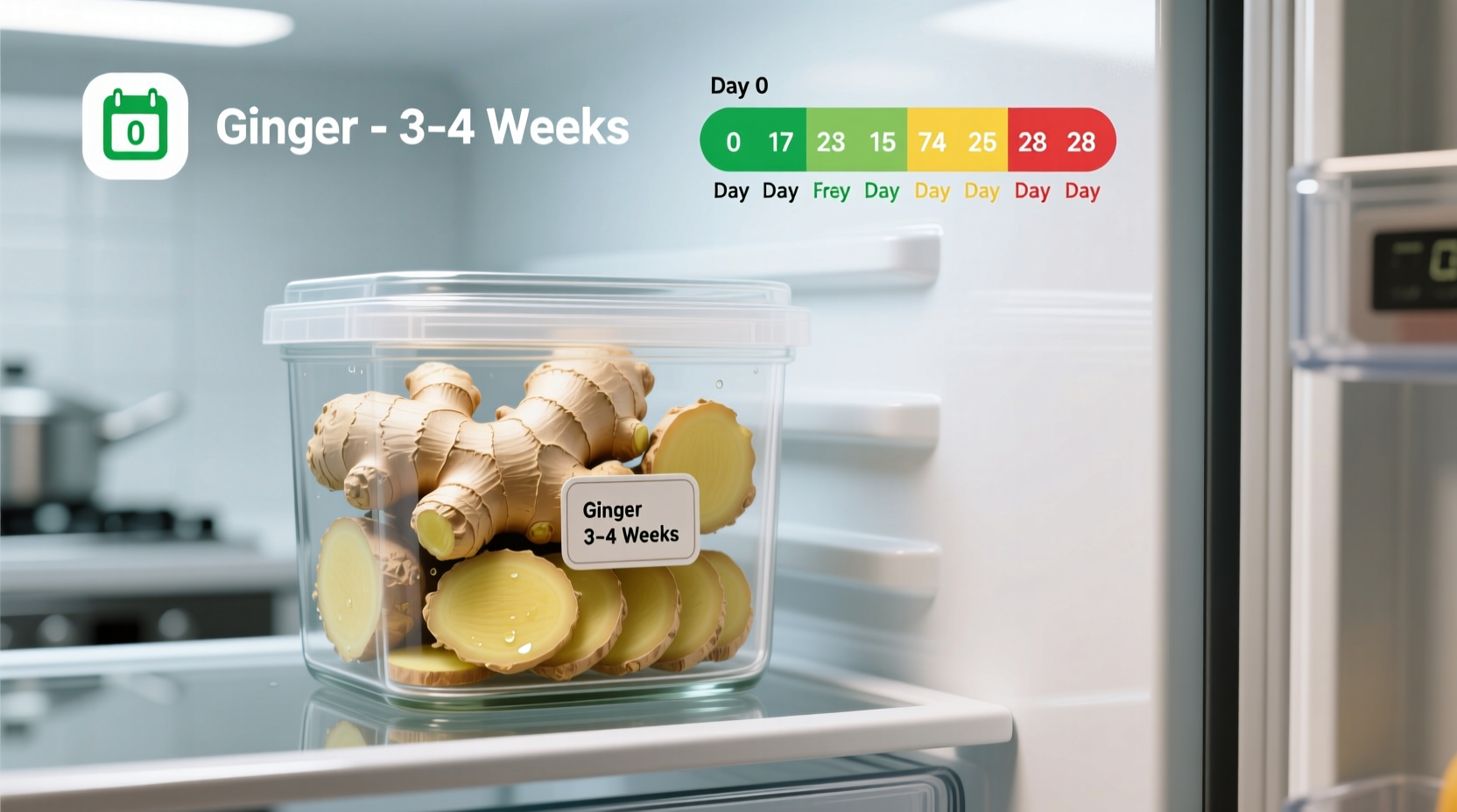 Haltbarkeit von Ingwer im Kühlschrank: Wie lange bleibt er frisch?