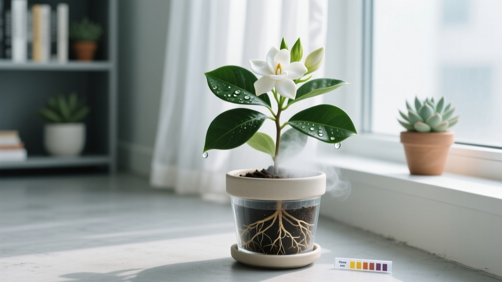 Gardenia Watering: Root Oxygen, Humidity & pH Tips