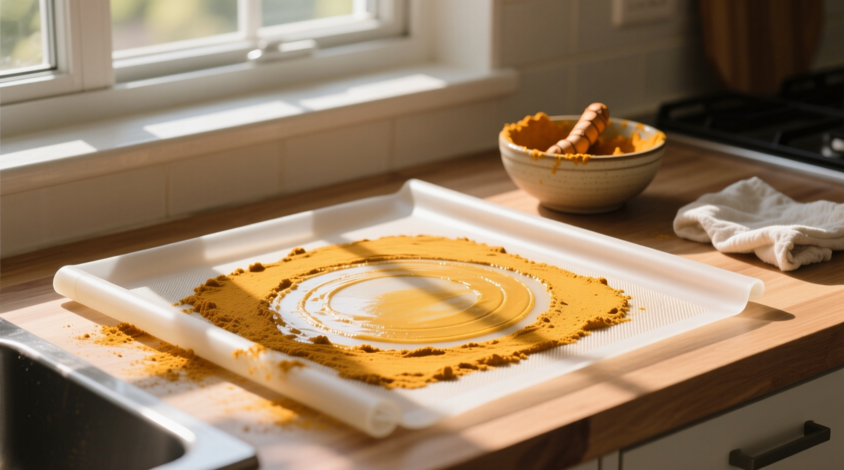 eco friendly cleaning tips sanitize silicone mats naturally