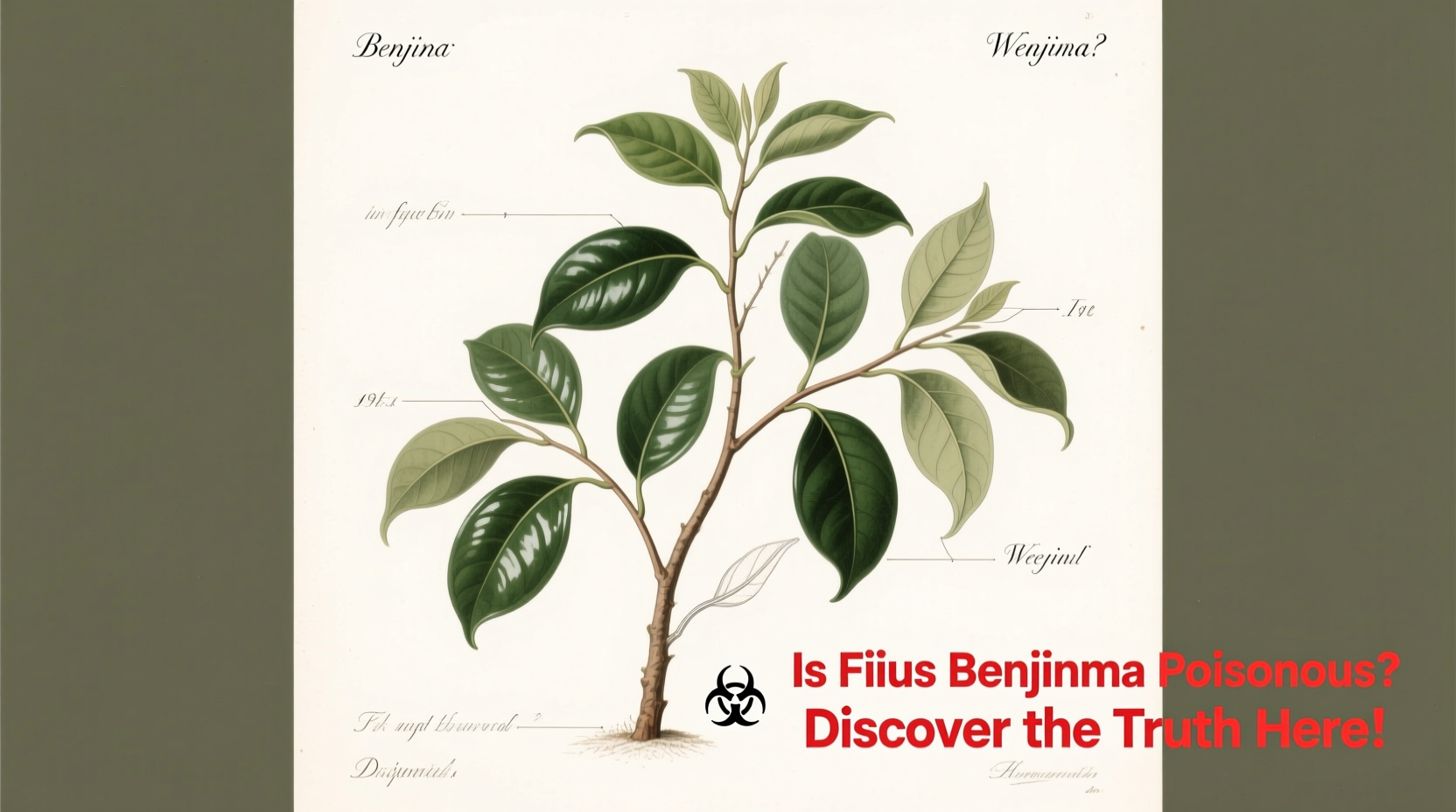Is Ficus Benjamina Poisonous? Discover the Truth Here!