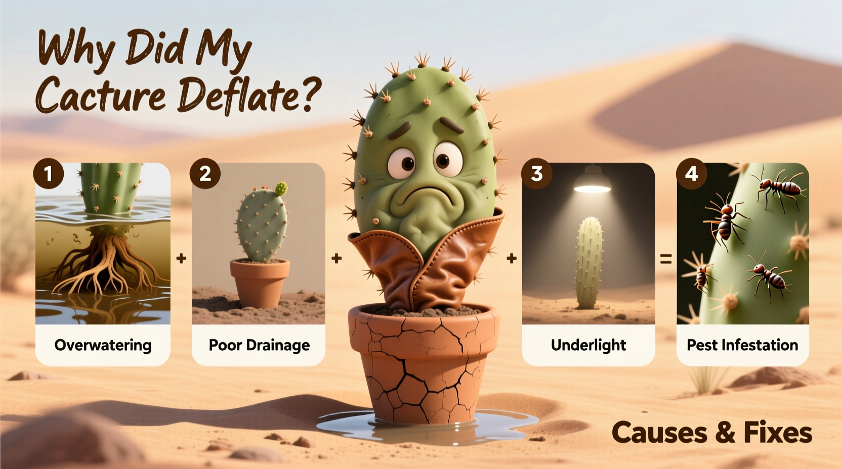 5 Reasons Your Cactus Deflated | TheHomeSprouts