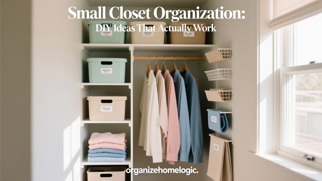 Small Closet Organization: DIY Ideas That Actually Work