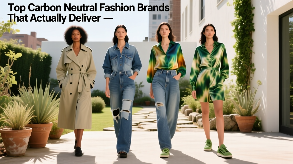 Top Carbon Neutral Fashion Brands That Actually Deliver
