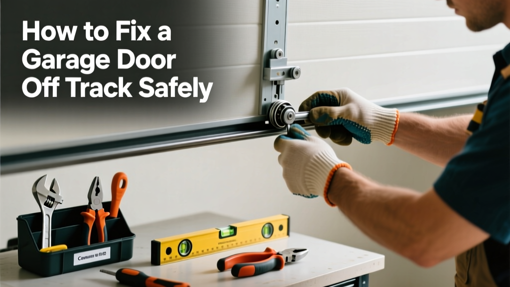 How to Fix a Garage Door Off Track Safely