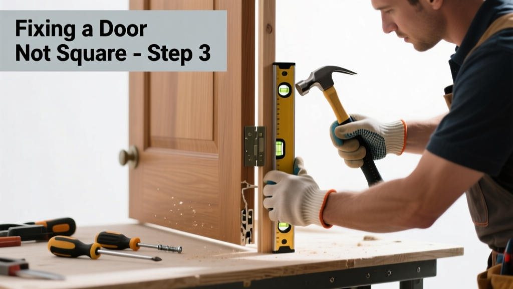 Fixing a Door Not Square That Makes Unusual Noise