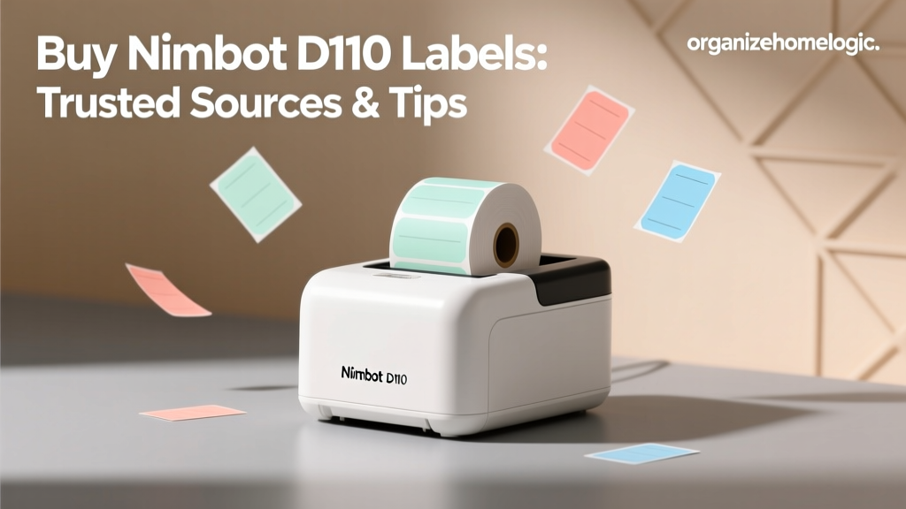 Buy Niimbot D110 Labels: Trusted Sources & Tips