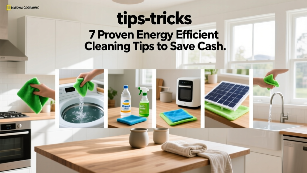 7 Proven Energy Efficient Cleaning Tips to Save Cash