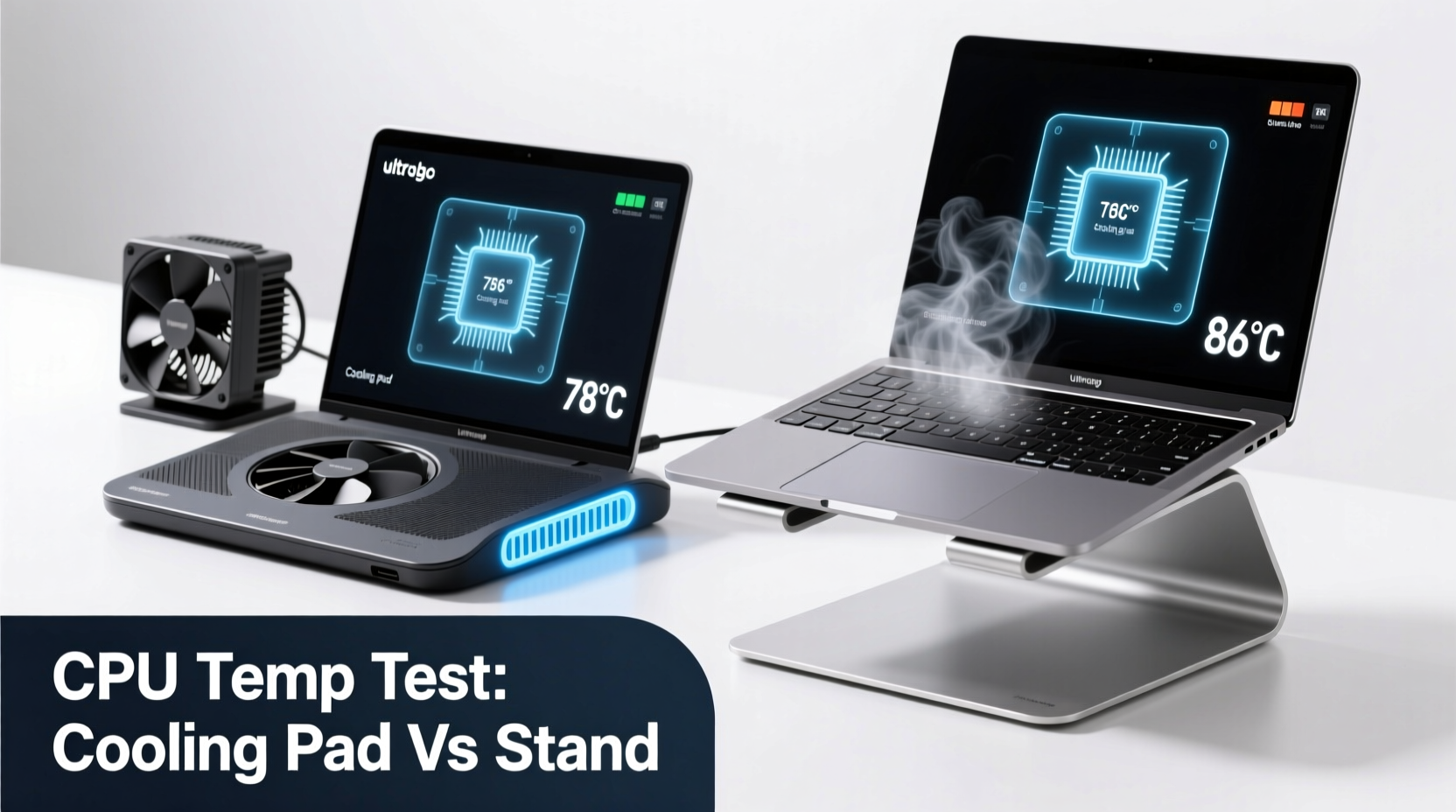 laptop cooling pad vs stand does a fan actually lower cpu temps