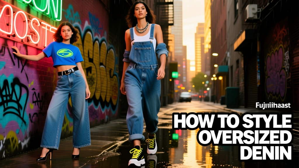 How to Style Oversized Denim Without Looking Boxed In