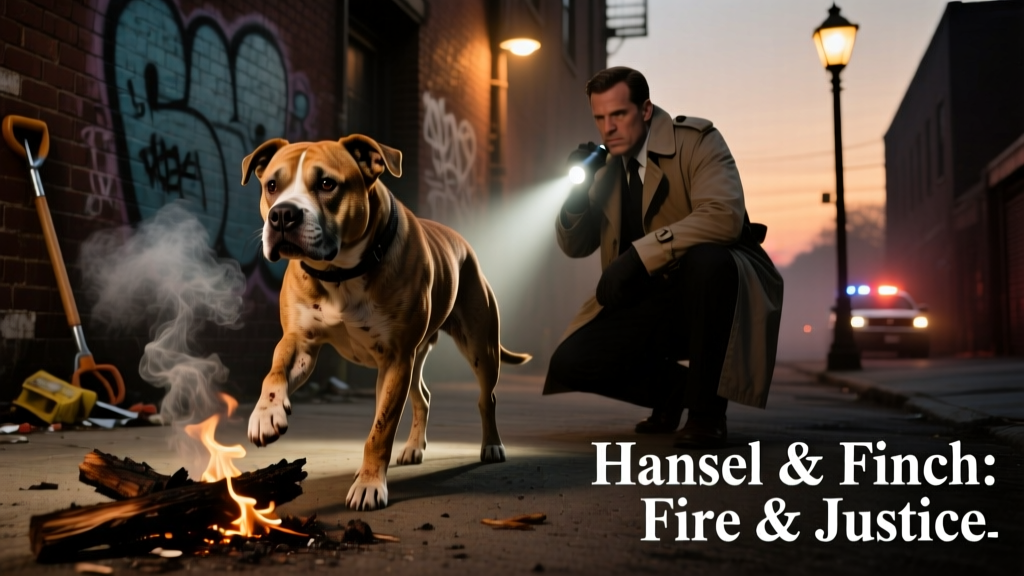 Hansel the Pit Bull Barely Escaped Euthanasia. Now, He's Investigating Arson Cases With His Partner