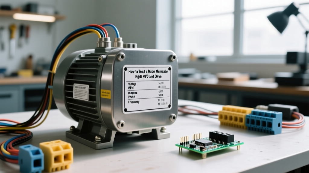 How to Read a Motor Nameplate to Select the Right VFD and Drive