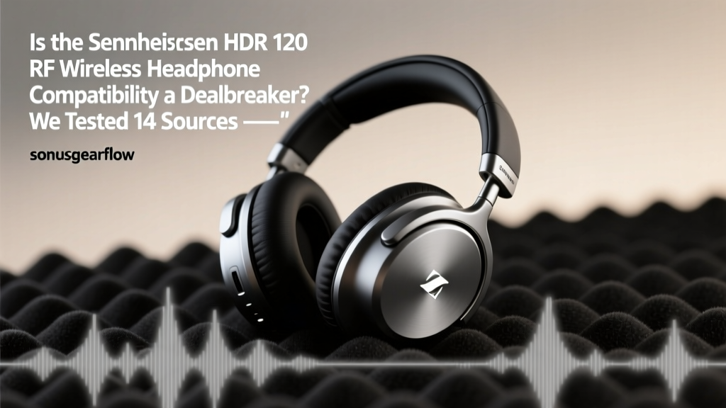 Sennheiser HDR 120 Compatibility: TVs, Consoles, Adapters