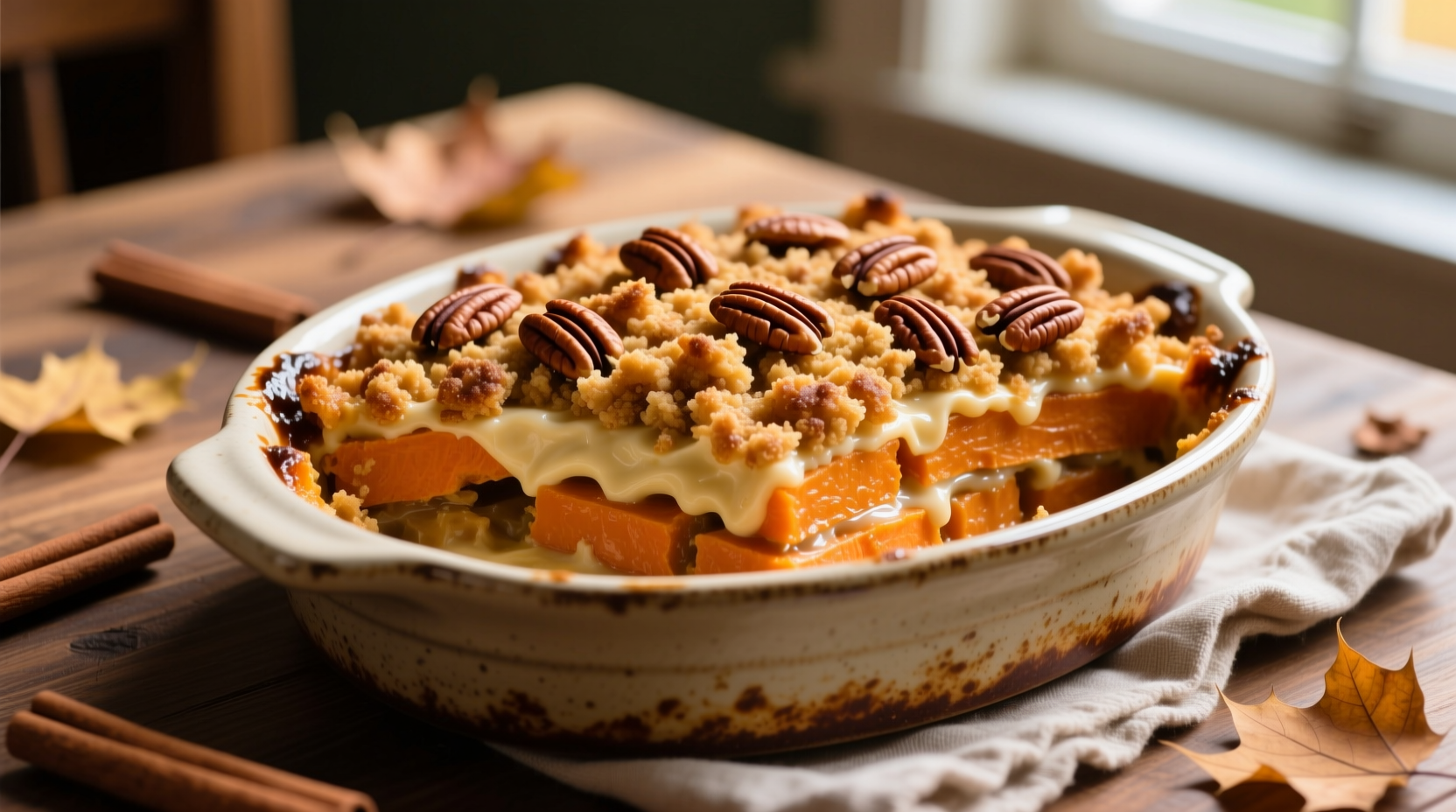 Perfect Sweet Potato Casserole with Pecans Recipe