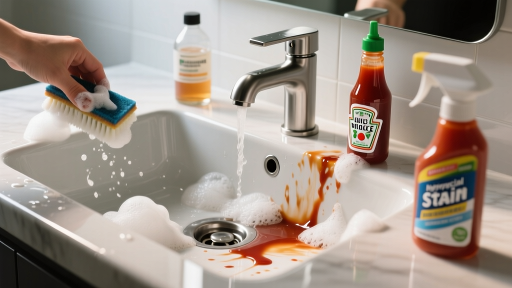 Tested: How to Get Hot Sauce Out of Bathroom Sink Fast