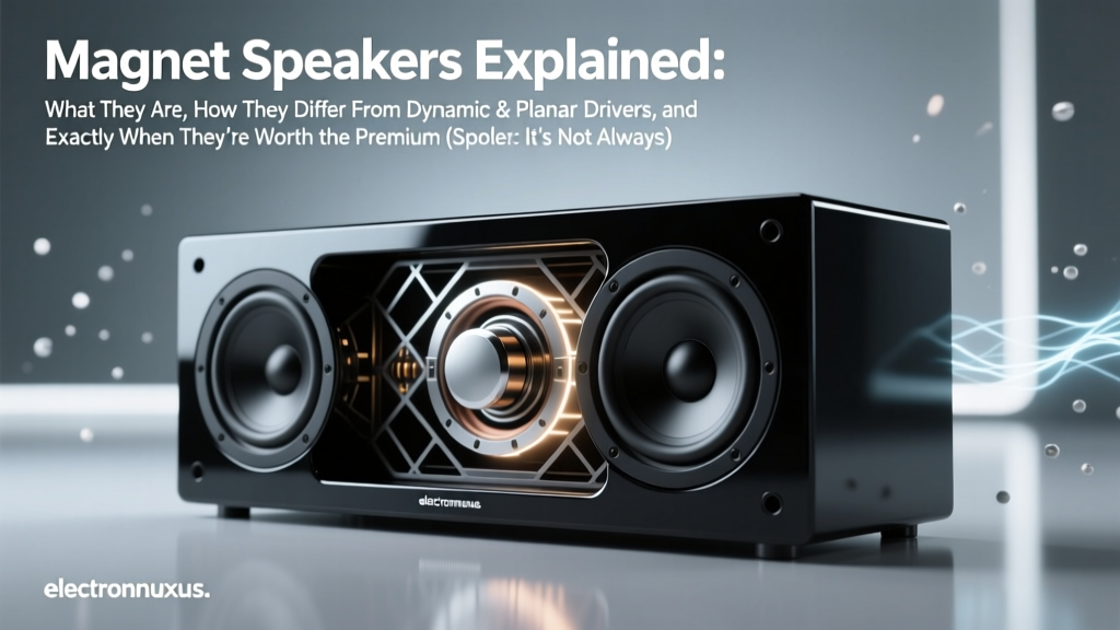 Magnet Speakers Explained: What They Are, How They Differ From Dynamic & Planar Drivers, and Exactly When They’re Worth the Premium (Spoiler: It’s Not Always)