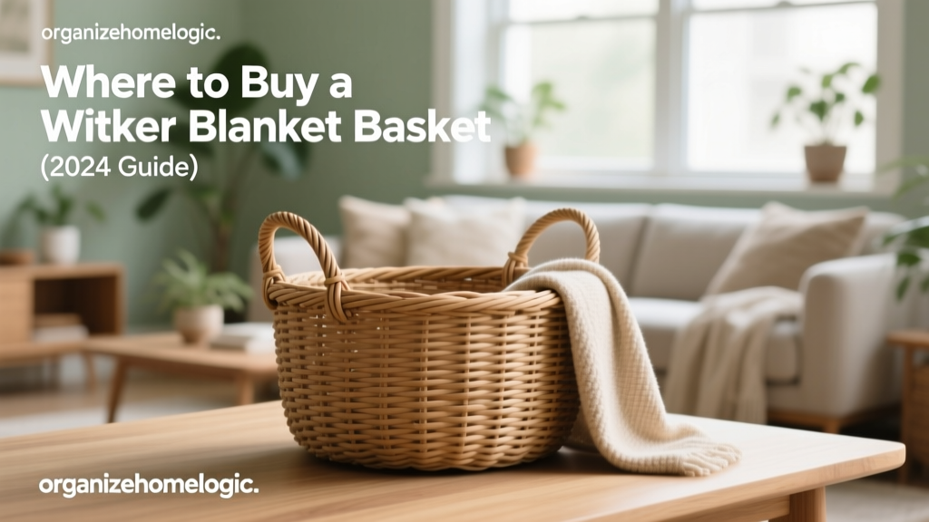 Where to Buy a Wicker Blanket Basket (2024 Guide)