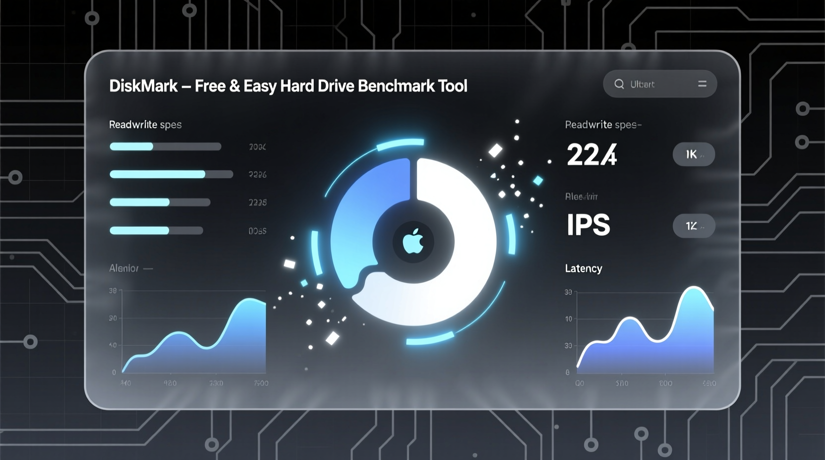 diskmark is a free and easy hard drive benchmark tool