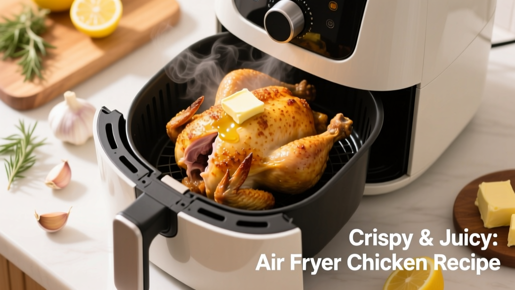 Air Fry Whole Chicken: Crispy Skin, Juicy Meat