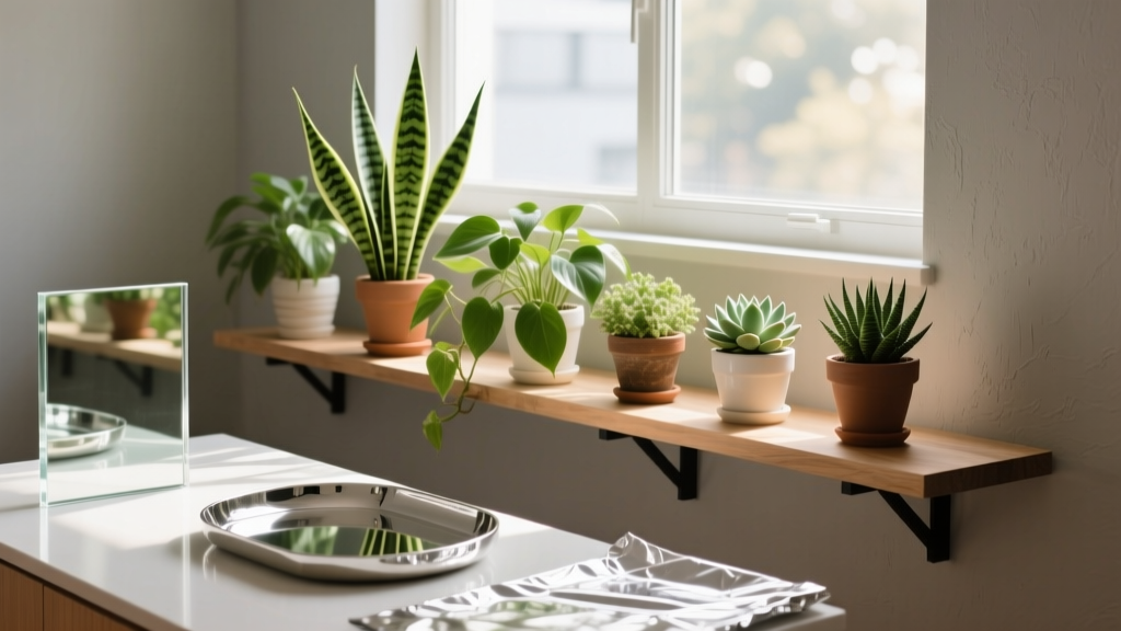 Reflective Surfaces for Indoor Plants: Minimum Size Needed