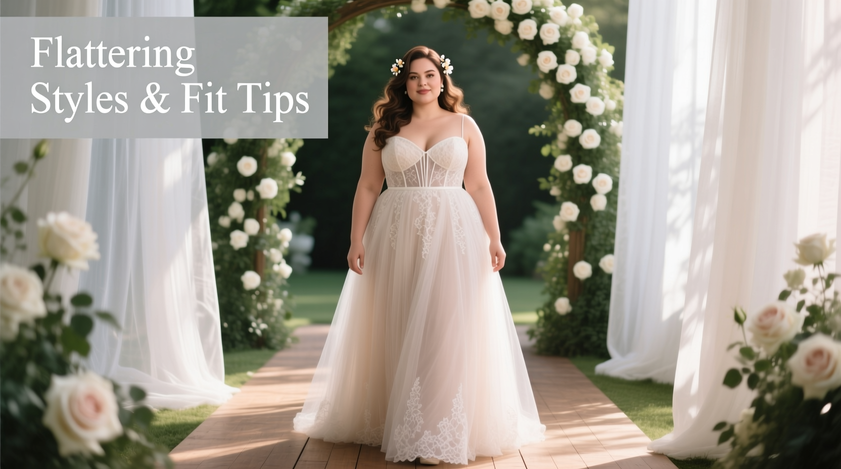 a line plus size wedding dress