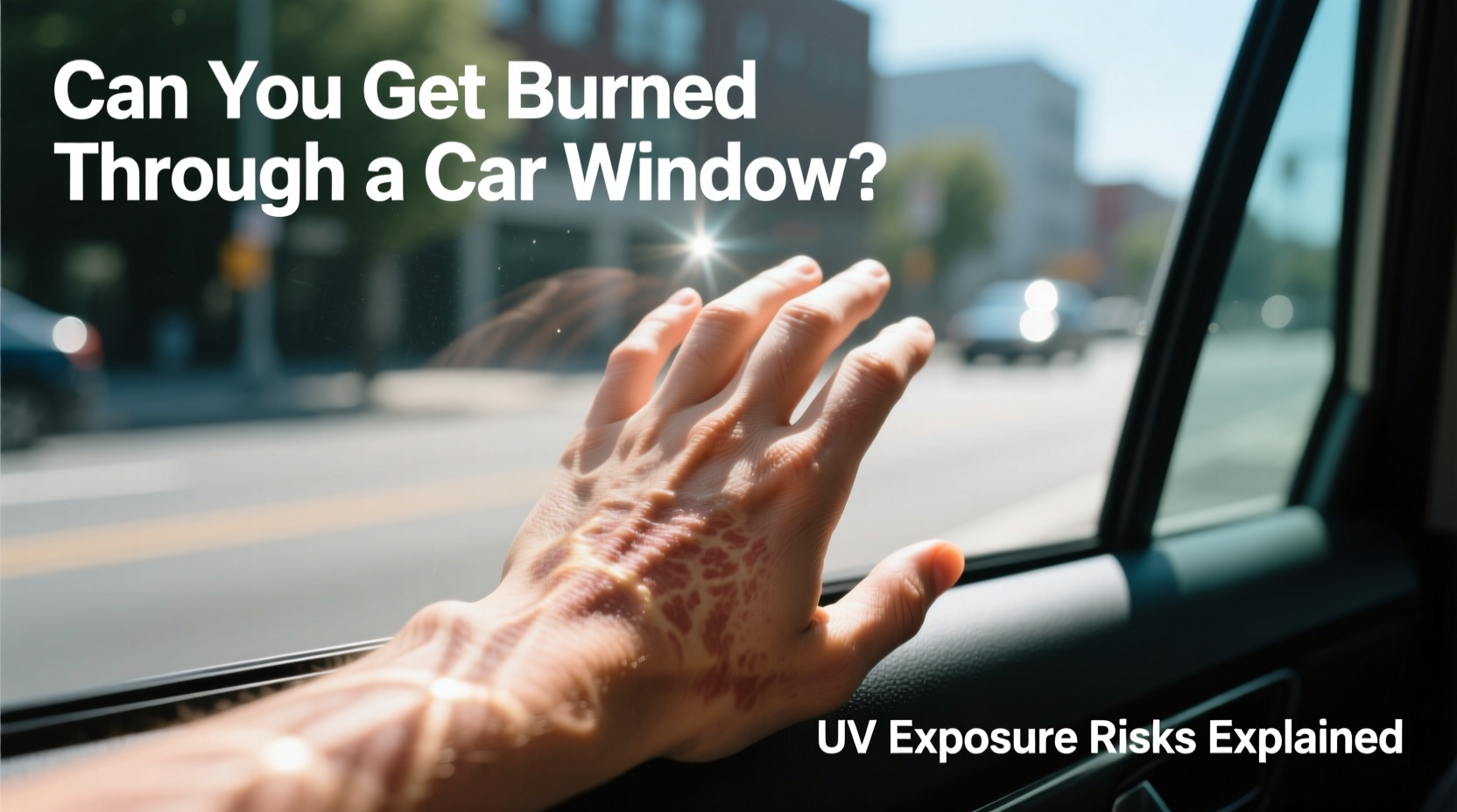 can you get burnt through a car window