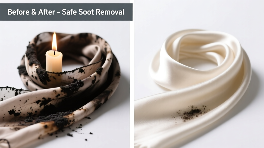 How to Remove Candle Soot from Silk Safely