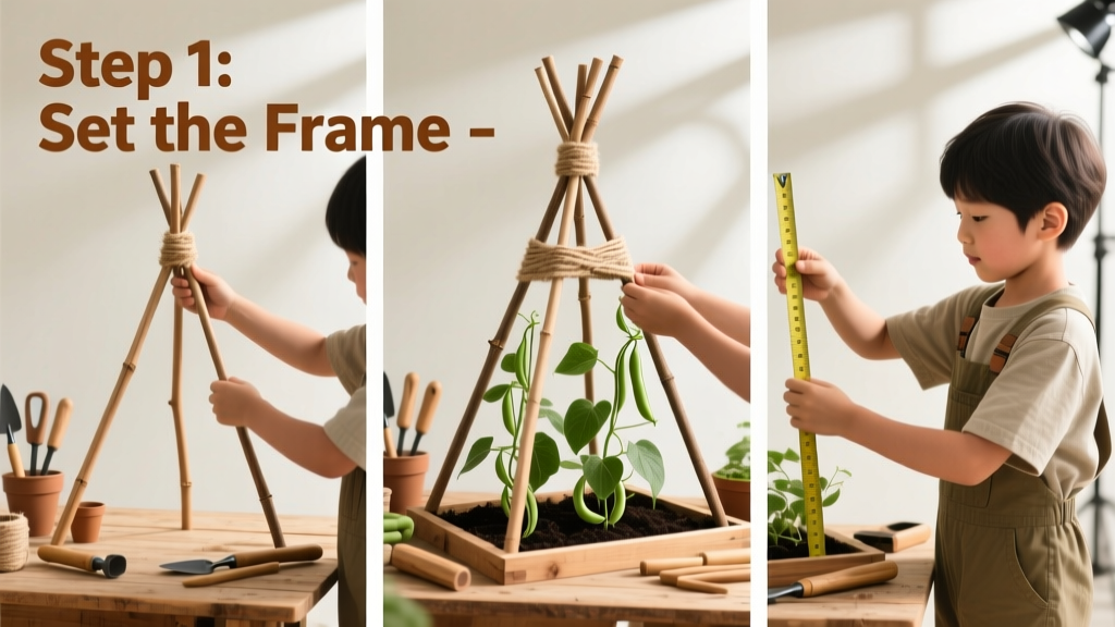 How to Build a Bean Teepee: Step-by-Step Garden Support
