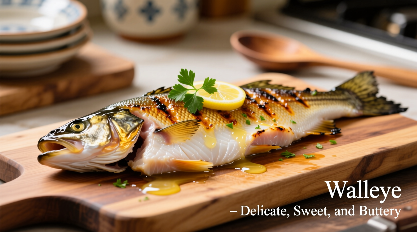 what does walleye taste like