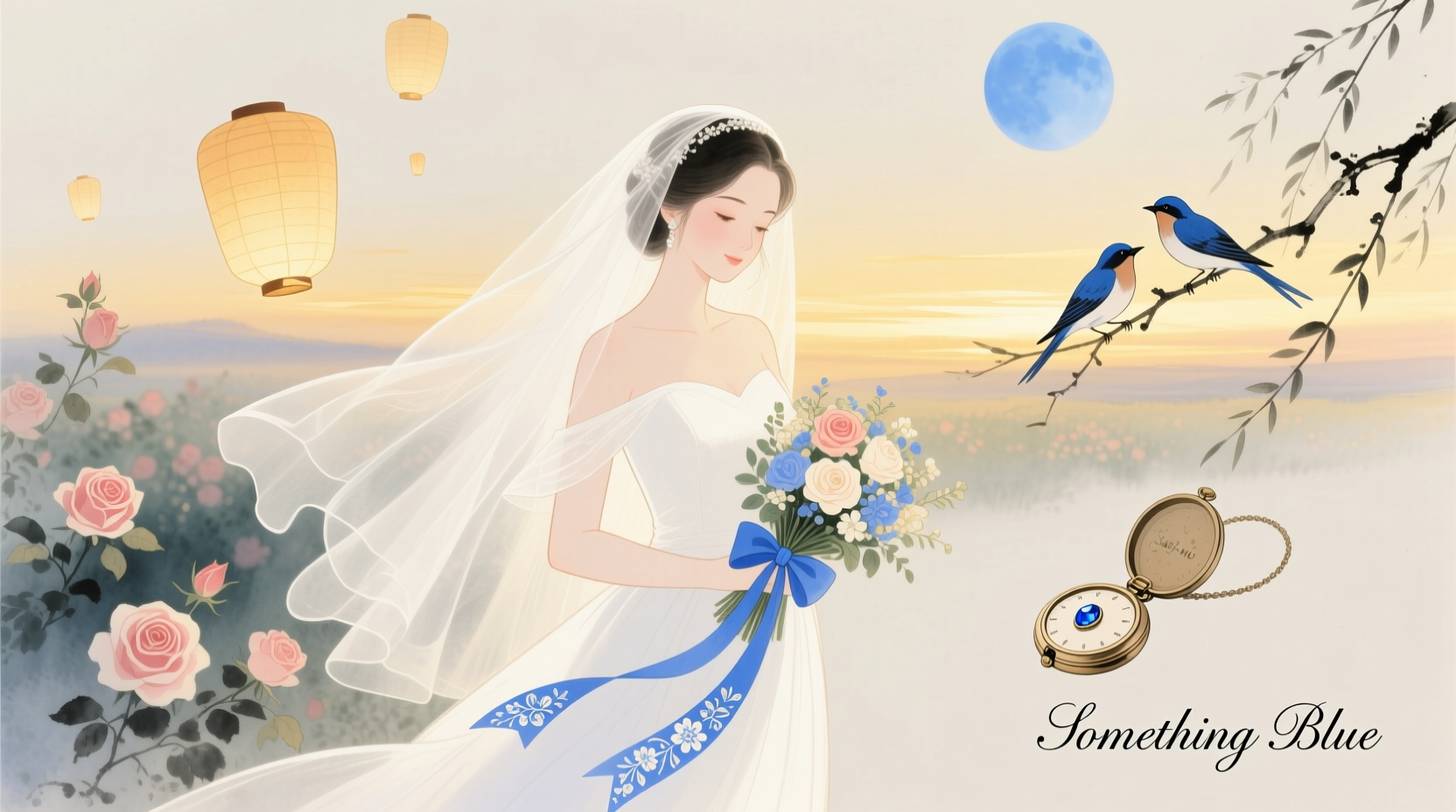 what does something blue mean in a wedding