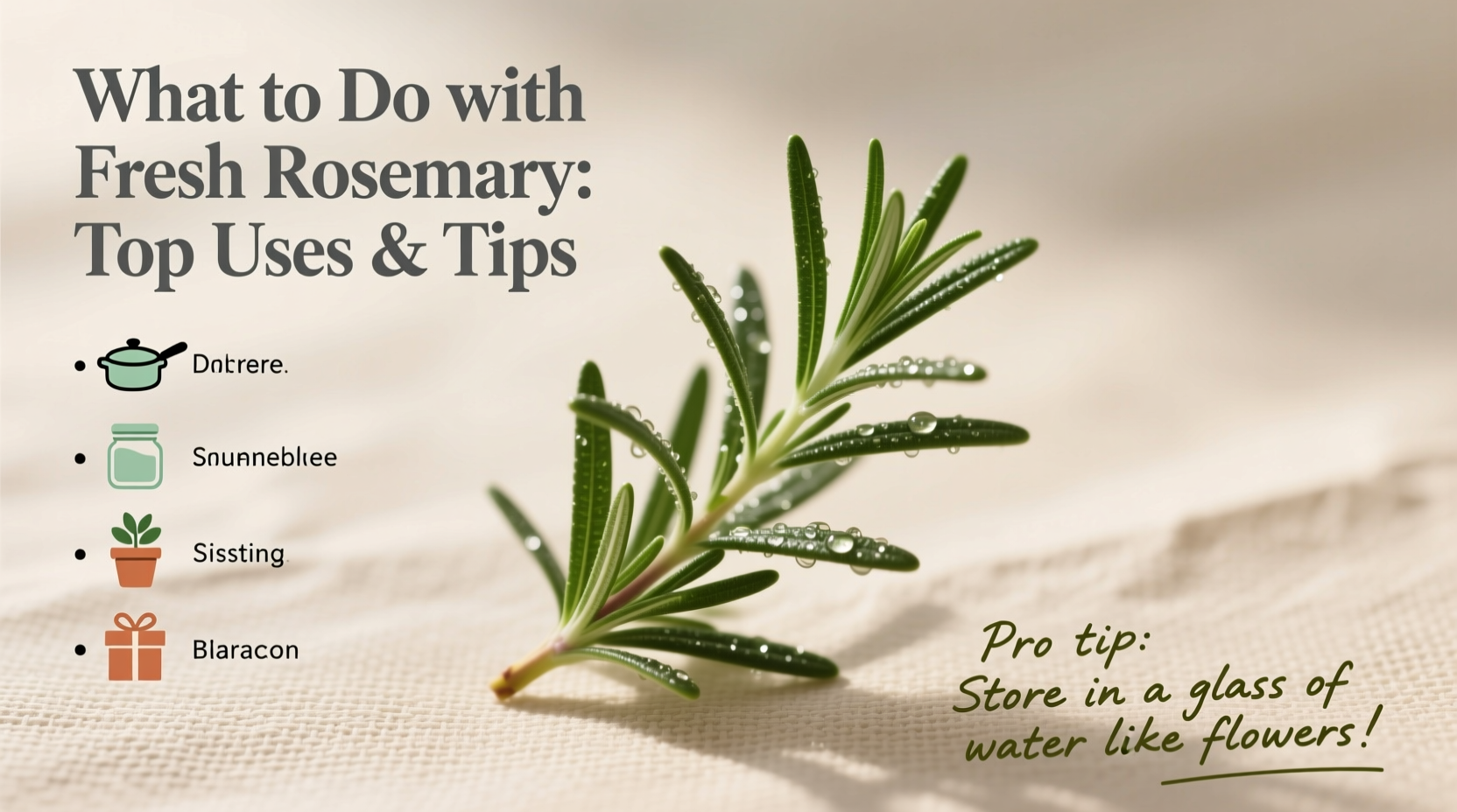 7 Fresh Rosemary Uses You'll Love | TheHomeSprouts