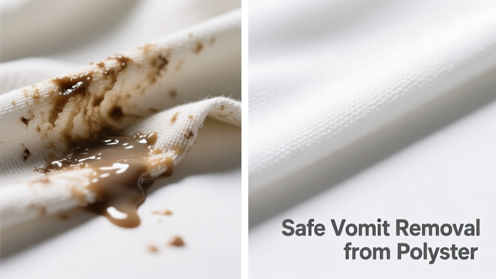 How to Remove Vomit from Polyester Fabric Safely