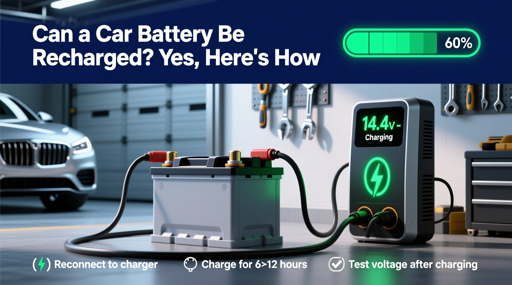 can a car battery be recharged
