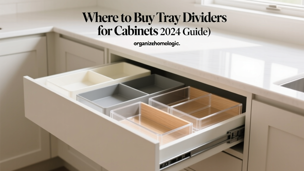 Where to Buy Tray Dividers for Cabinets (2024 Guide)
