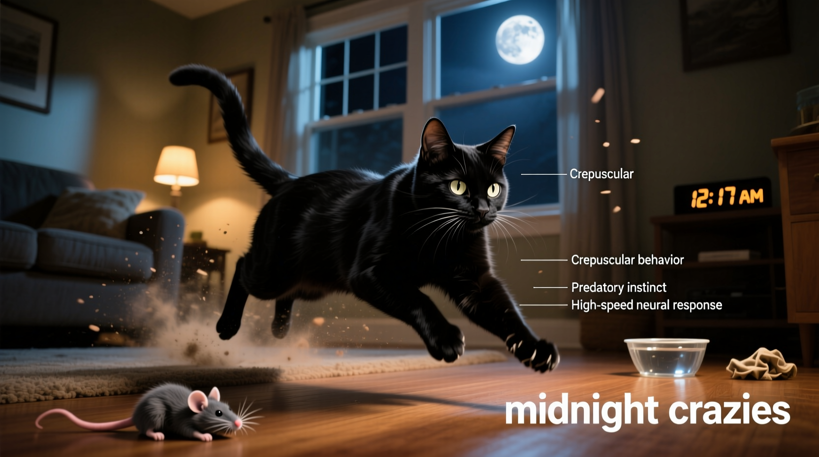 why do cats zoom around at night the science of midnight crazies