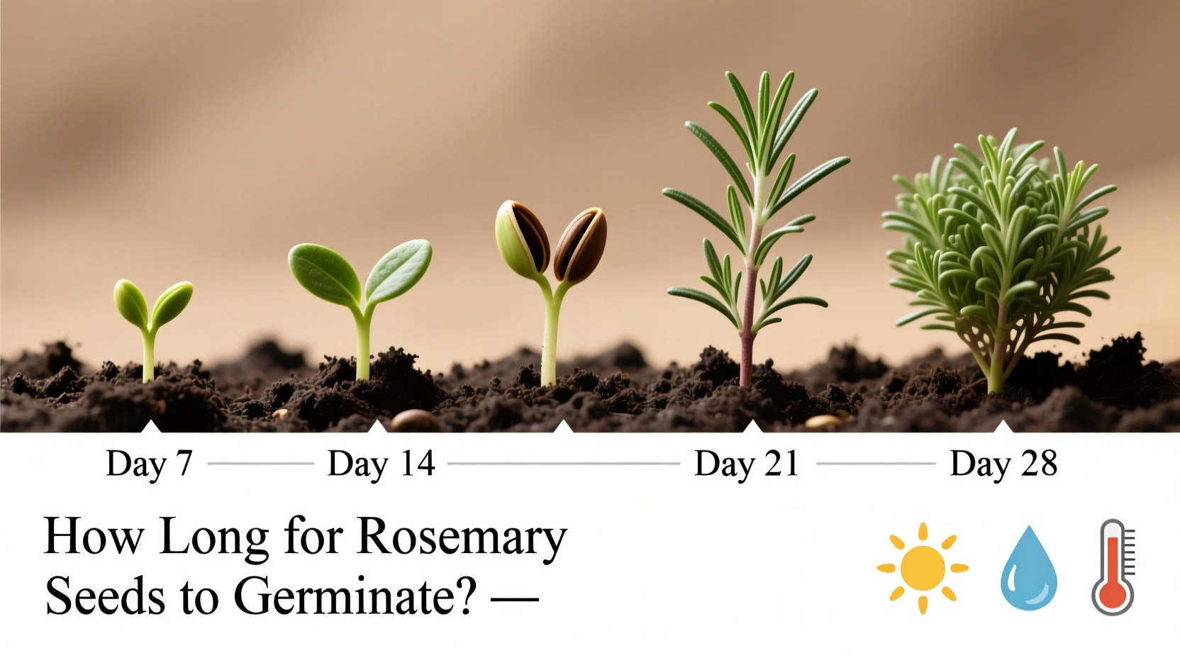 Rosemary Seeds: 14-21 Days to Sprout | TheHomeSprouts