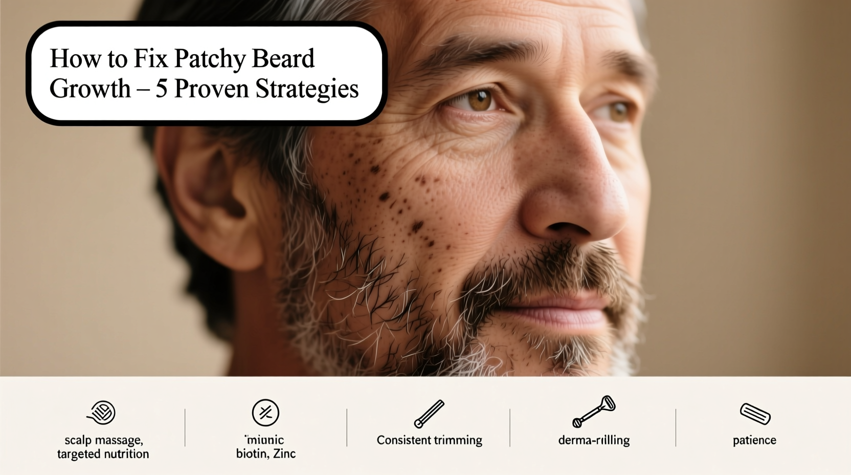 how to fix patchy beard growth effective strategies and grooming tips