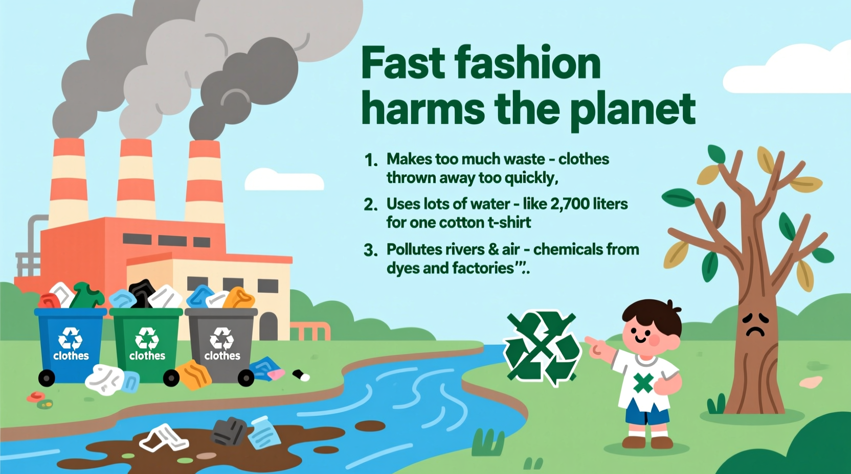 why is fast fashion bad for the environment explained simply without jargon