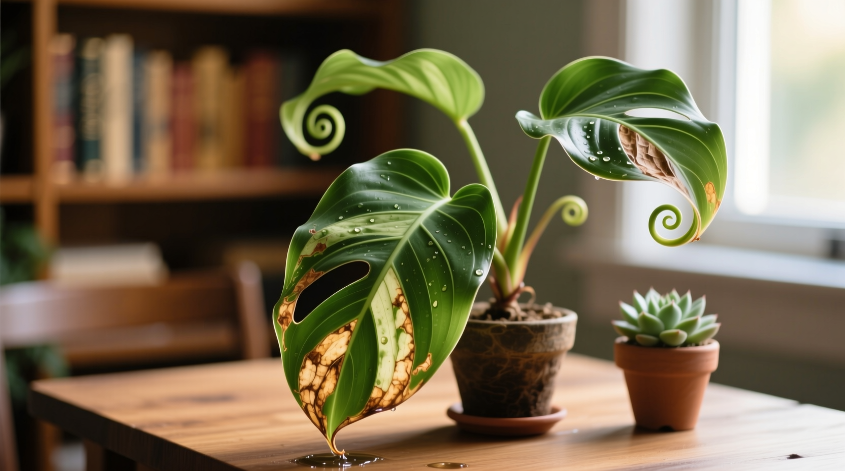 why are the leaves on my prayer plant curling