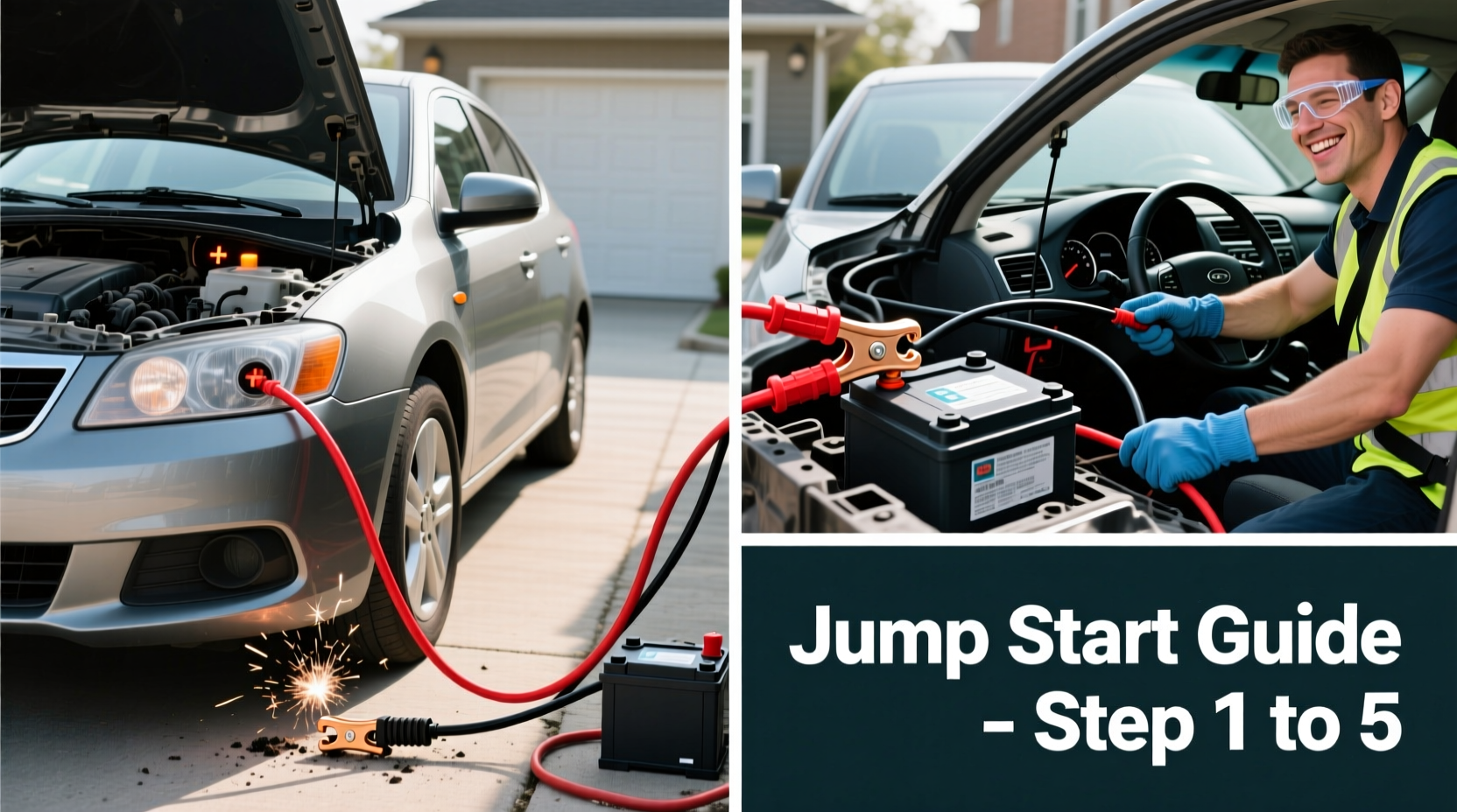 how to jump start a car safely a step by step guide for new drivers