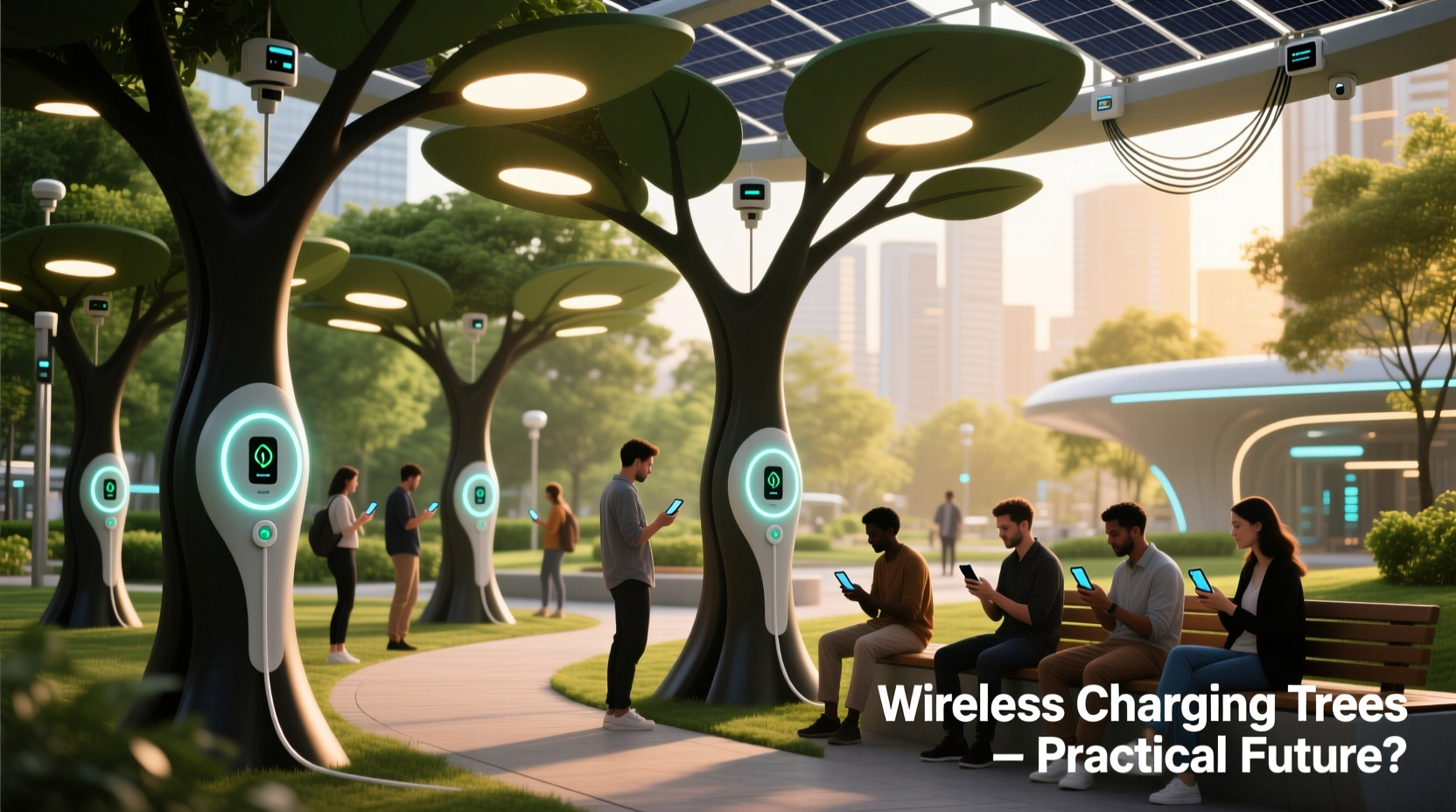 do wireless charging trees exist and are they practical for phone users